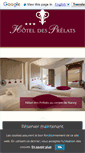 Mobile Screenshot of hoteldesprelats.com